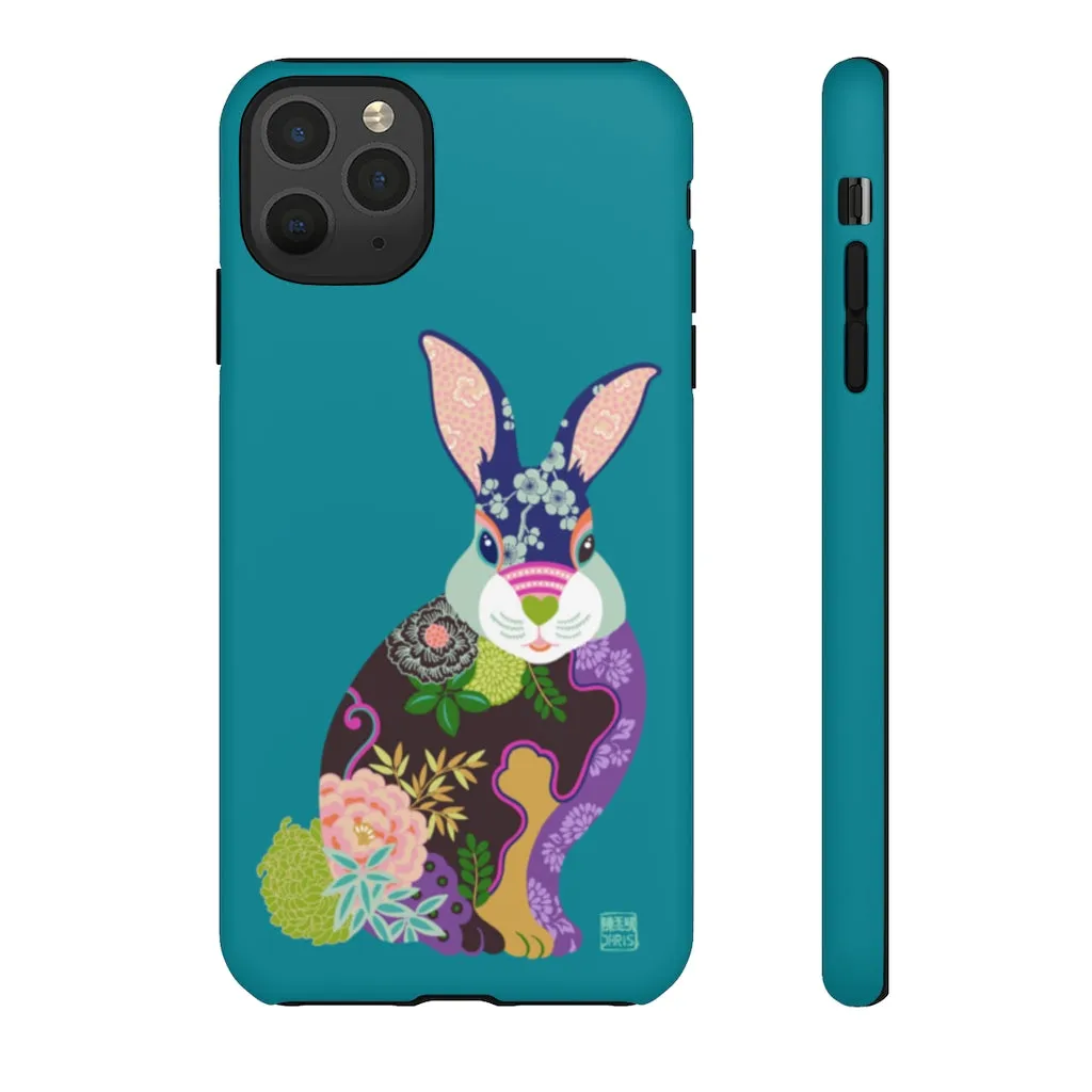 THE PEONY RABBIT Chinese Zodiac Phone Case