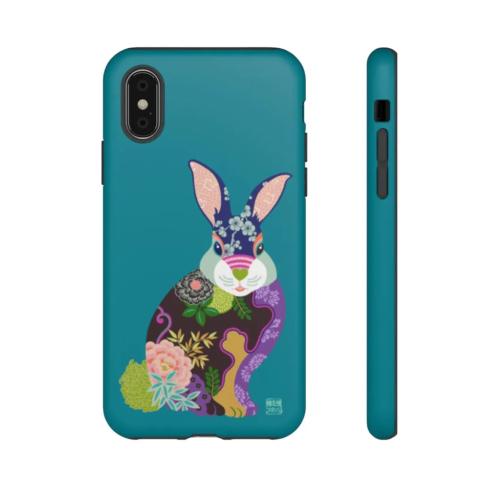 THE PEONY RABBIT Chinese Zodiac Phone Case