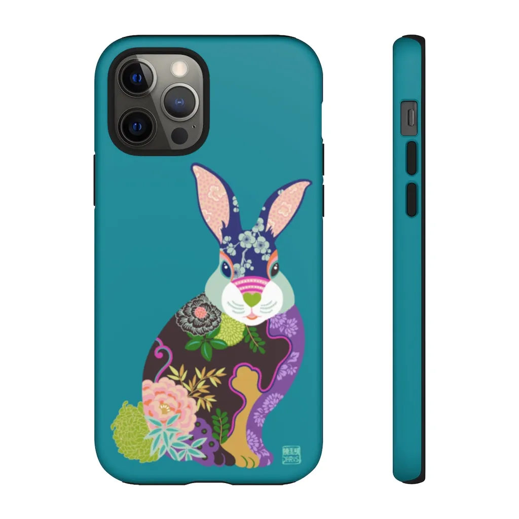 THE PEONY RABBIT Chinese Zodiac Phone Case