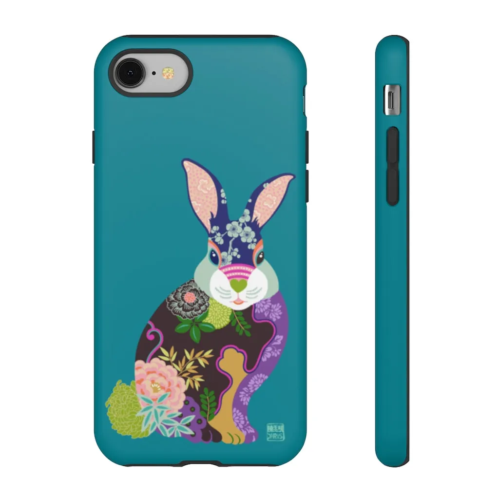 THE PEONY RABBIT Chinese Zodiac Phone Case