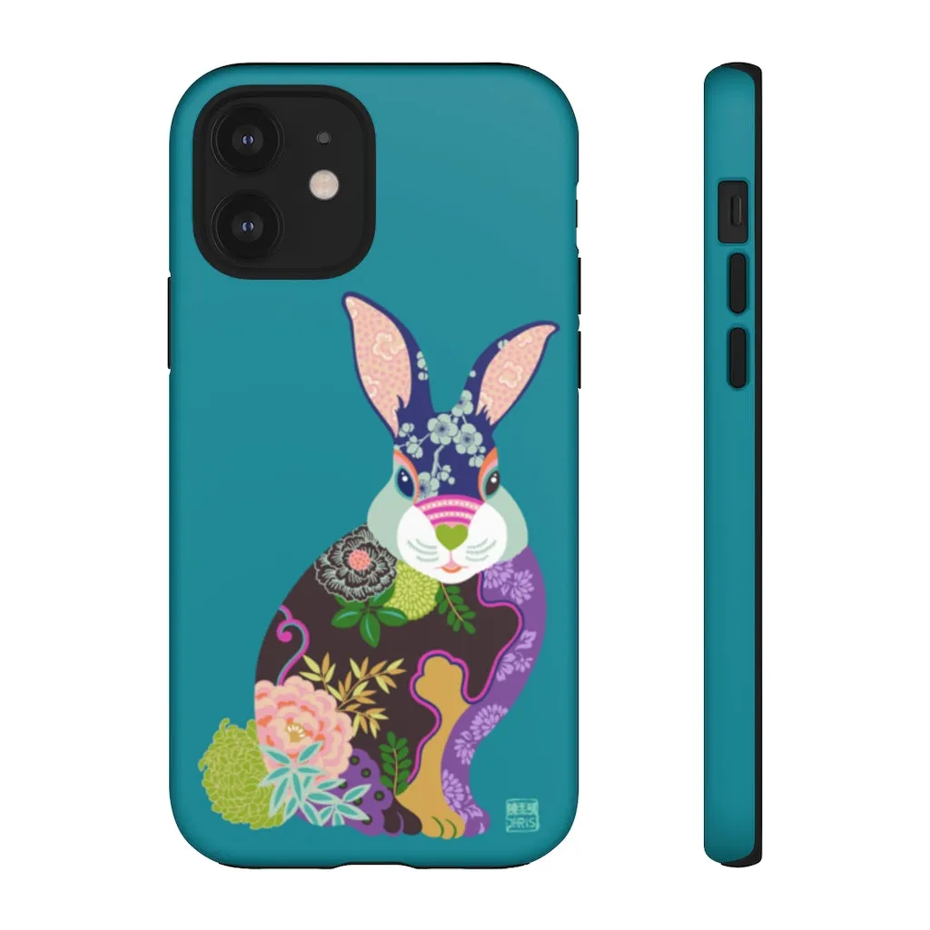 THE PEONY RABBIT Chinese Zodiac Phone Case