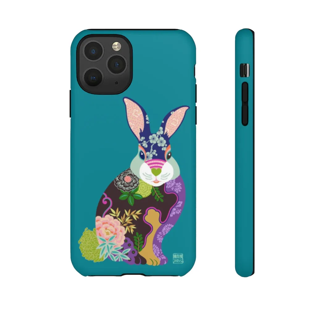 THE PEONY RABBIT Chinese Zodiac Phone Case