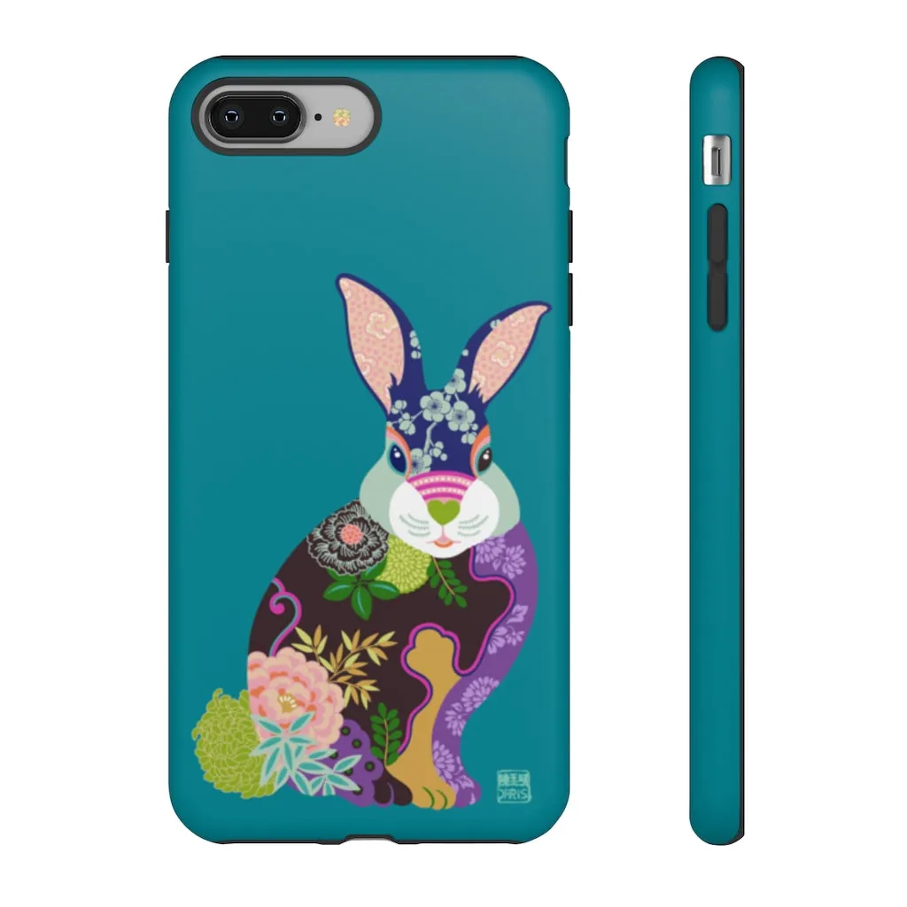 THE PEONY RABBIT Chinese Zodiac Phone Case