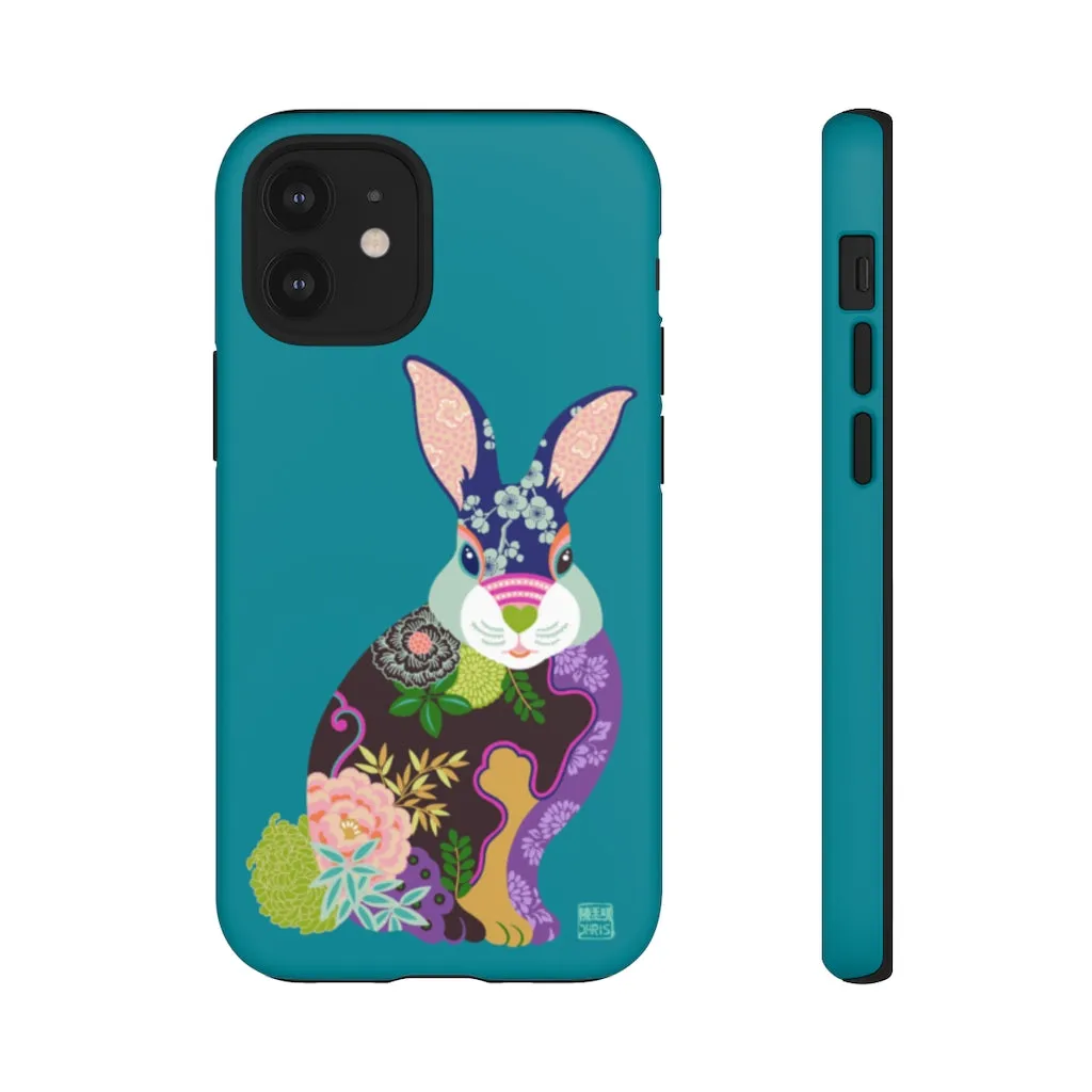 THE PEONY RABBIT Chinese Zodiac Phone Case