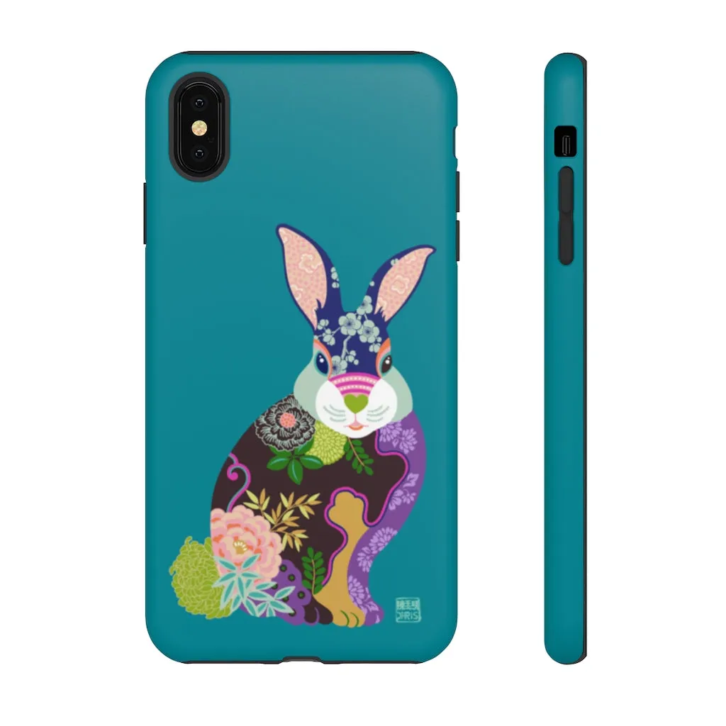 THE PEONY RABBIT Chinese Zodiac Phone Case