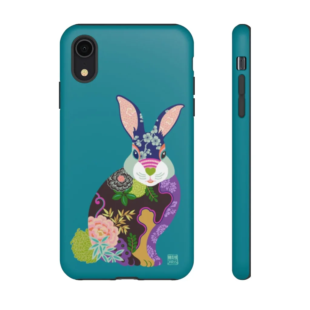 THE PEONY RABBIT Chinese Zodiac Phone Case