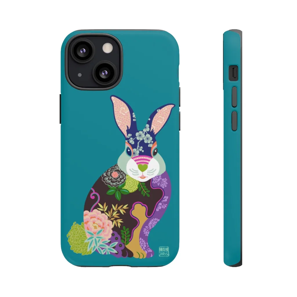 THE PEONY RABBIT Chinese Zodiac Phone Case