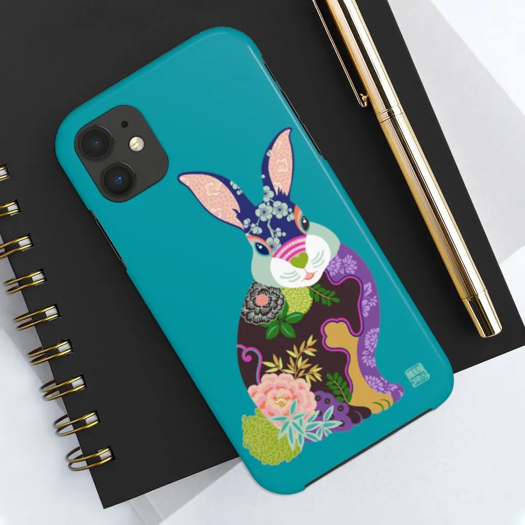 THE PEONY RABBIT Chinese Zodiac Phone Case