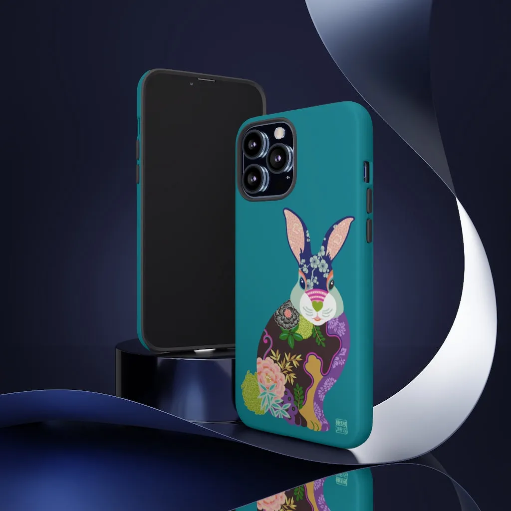 THE PEONY RABBIT Chinese Zodiac Phone Case