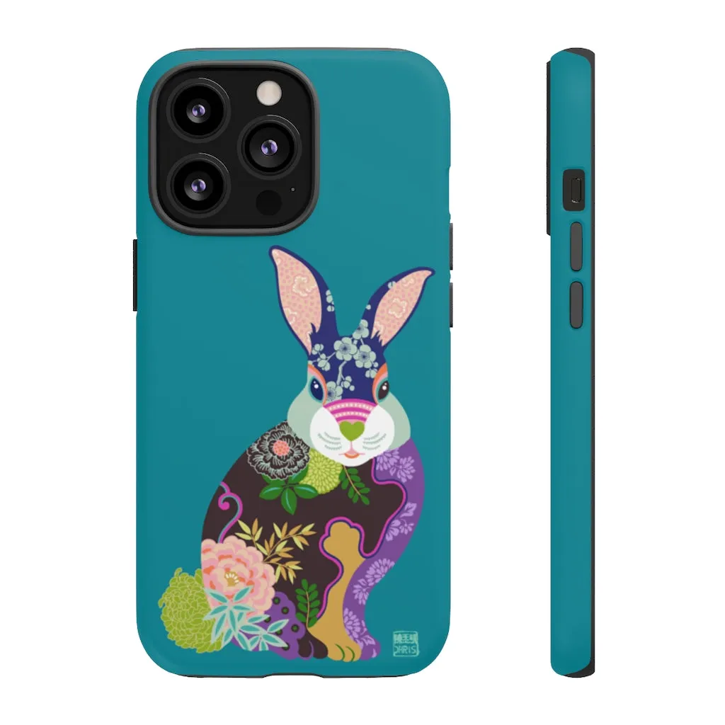 THE PEONY RABBIT Chinese Zodiac Phone Case