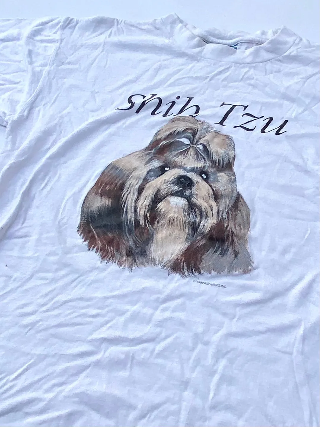 Vintage Bright Light, Shih Tzu T-Shirt