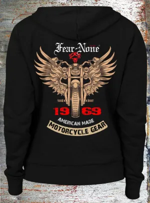 Womens American "1969 Gold Wings" Hoodie