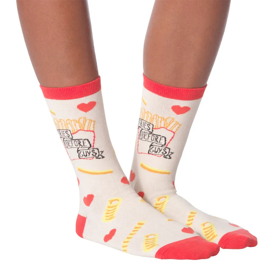 Women's Fries Before Guys Socks