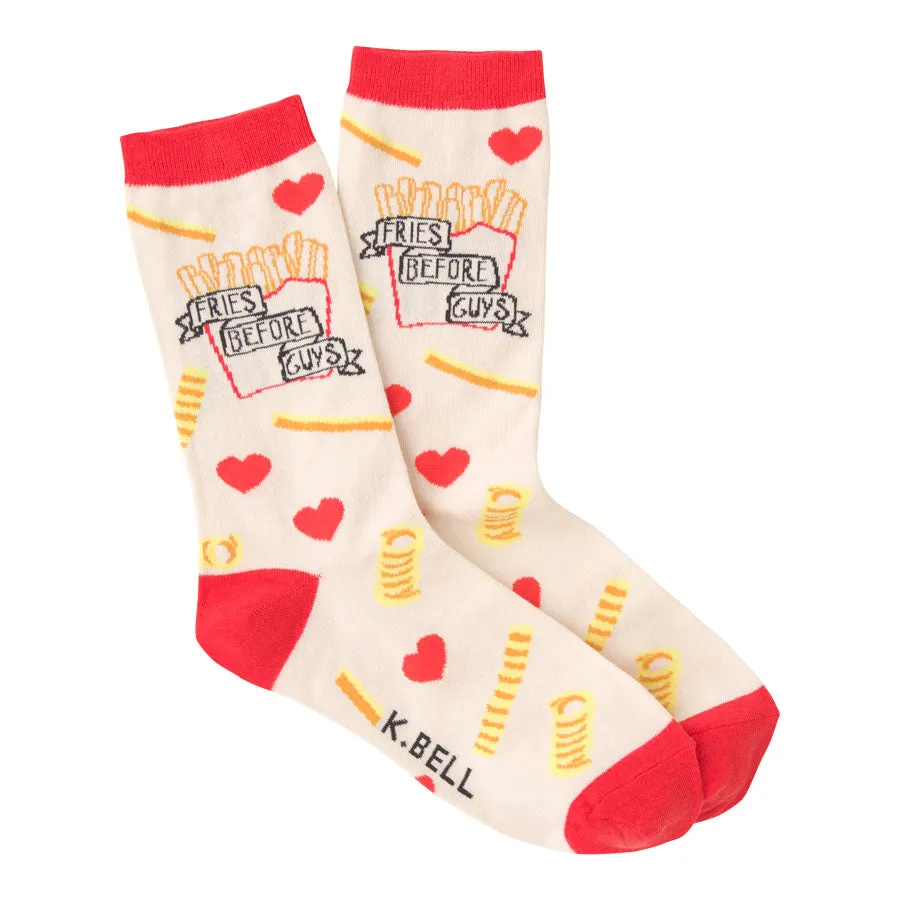 Women's Fries Before Guys Socks